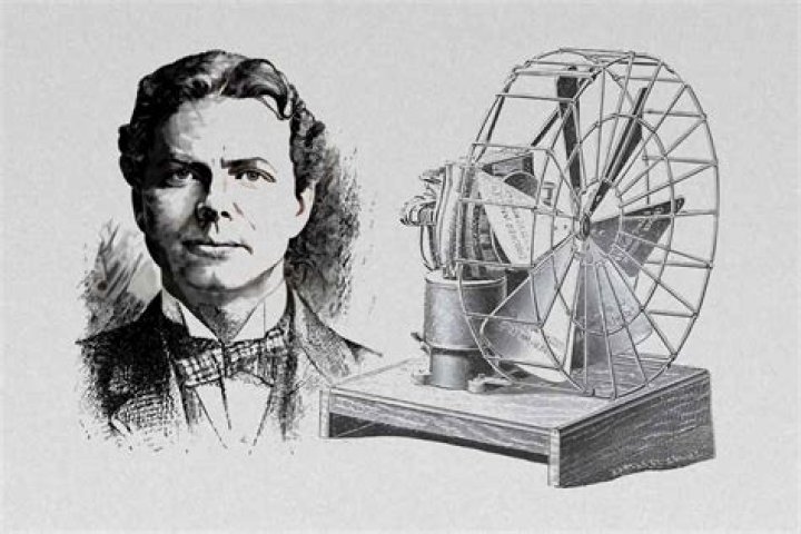 Who invented rotary fan?