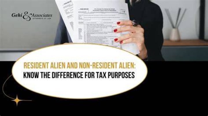 Who is a resident alien for income tax purposes?