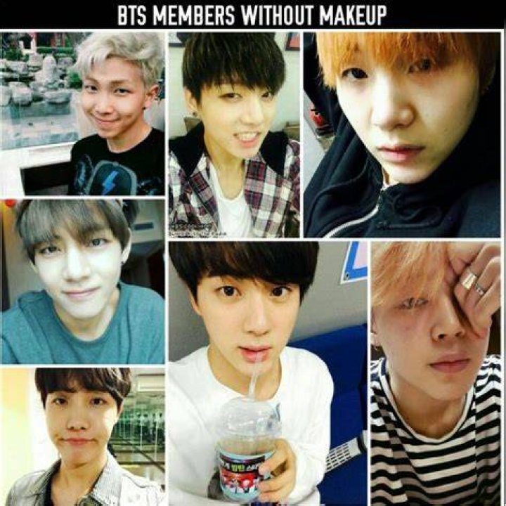 Who is beautiful in BTS without makeup?