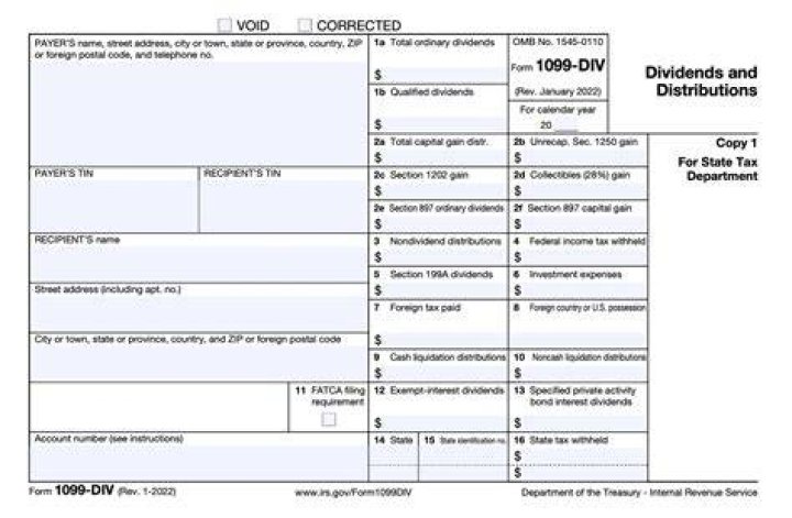Who is entitled to a 1099 tax form?
