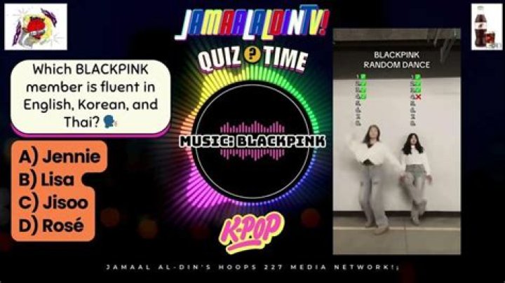 Who is fluent in English in BLACKPINK?
