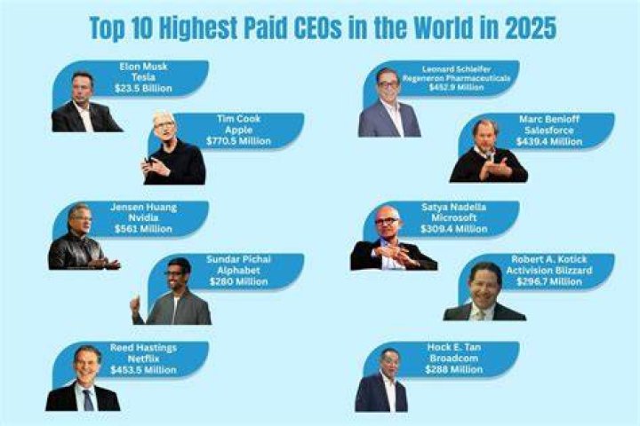 Who is highest paid CEO in the world?