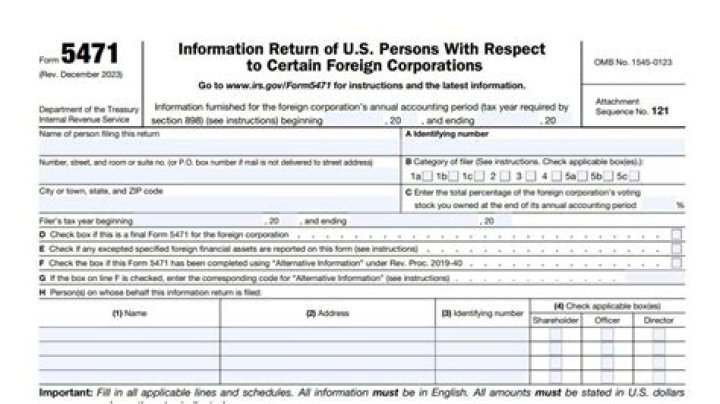 Who is required to file Form 5471 for Category 2?