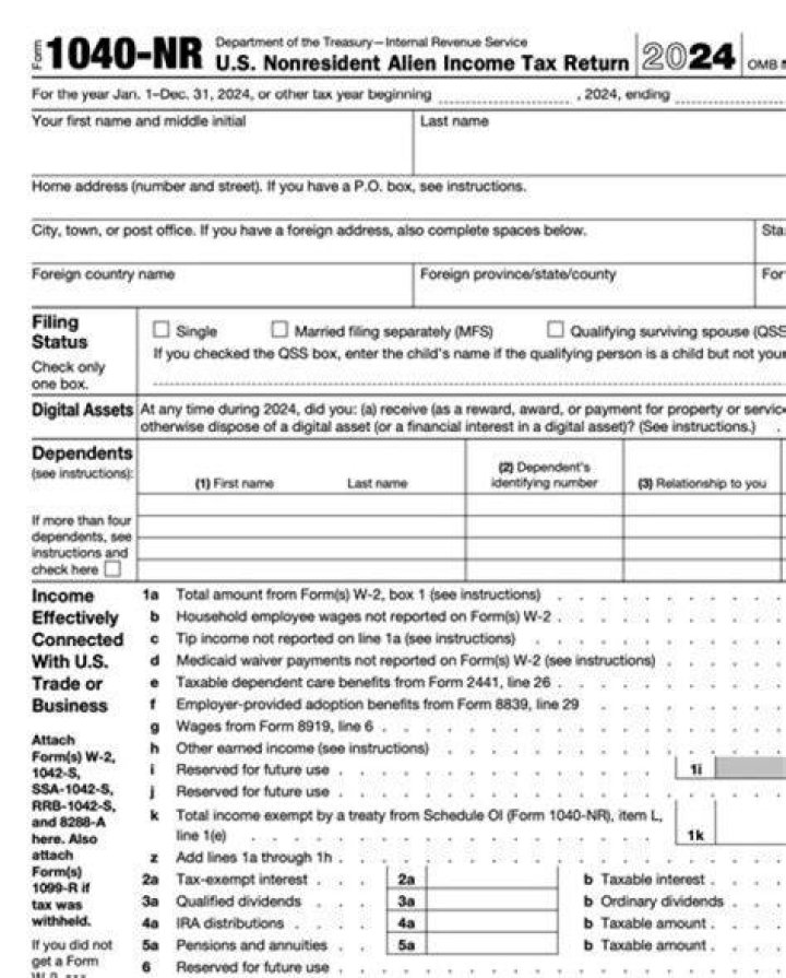 Who is required to file tax return for nonresident alien?