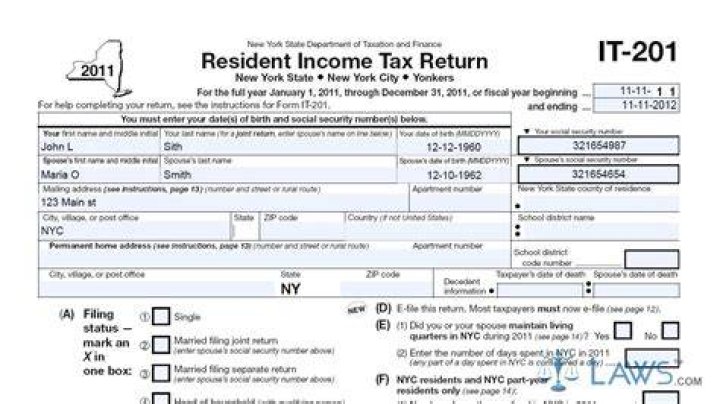 Who is subject to NYC resident tax?