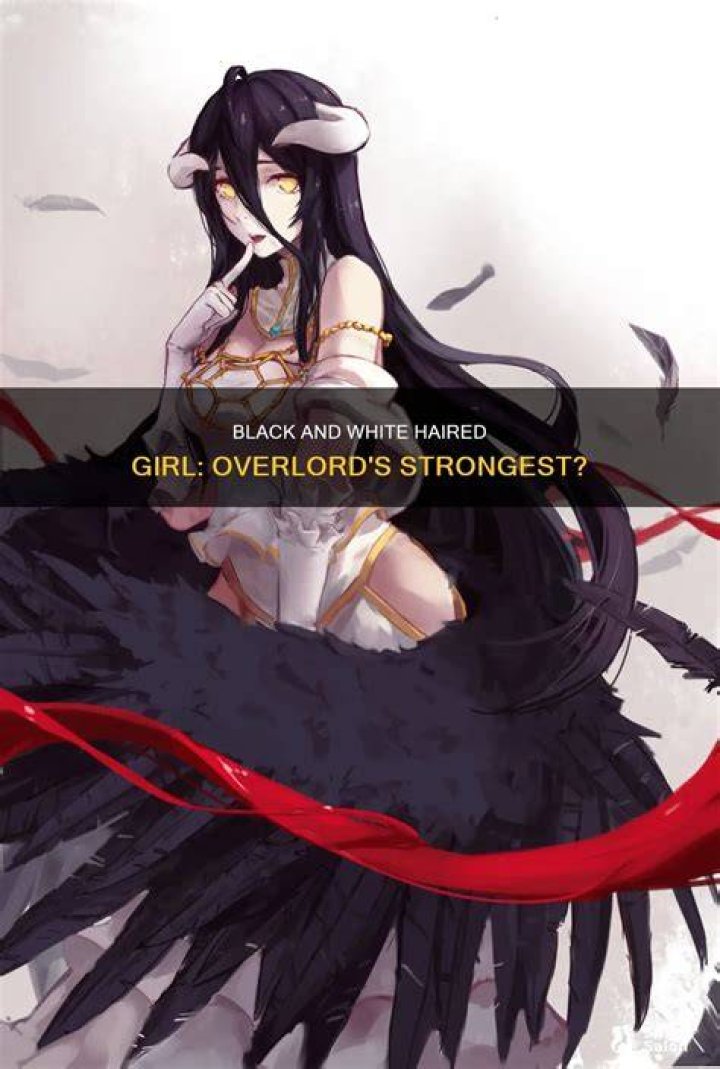 Who is the black and white haired girl in Overlord?
