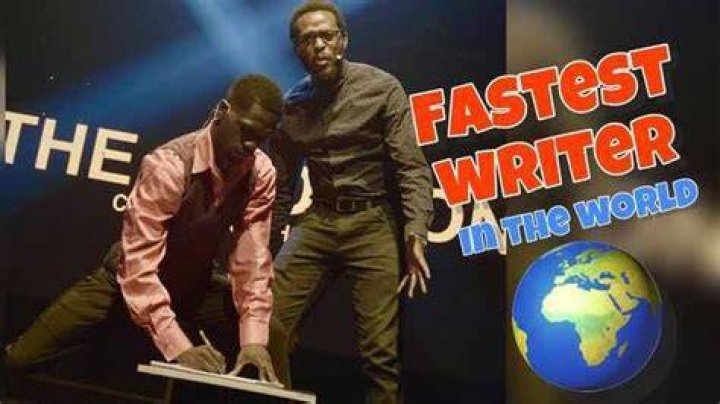 Who is the fastest writer in the world 2021?
