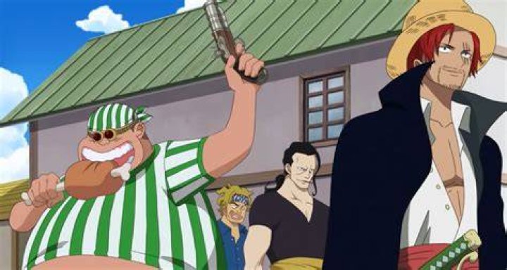 Who is the fat guy in Shanks crew?