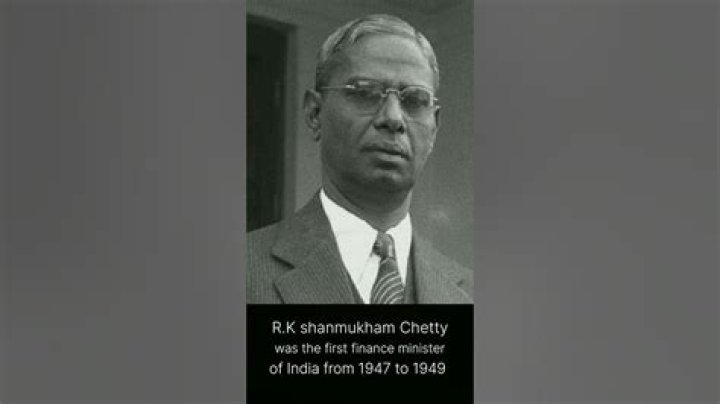 Who is the first finance minister of Karnataka?