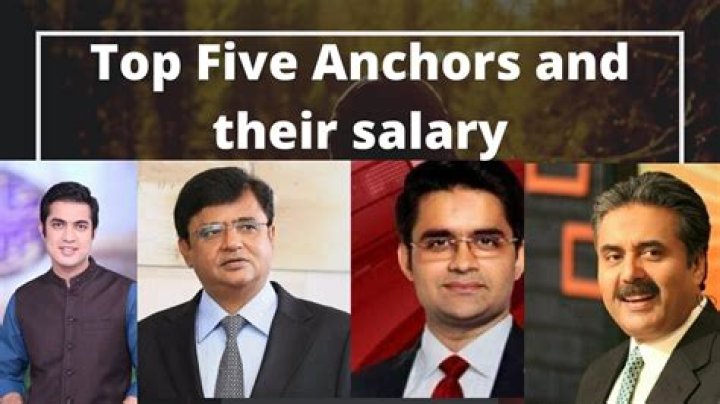 Who is the highest paid anchor in Pakistan?