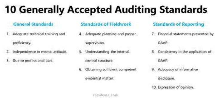WHO issues generally accepted auditing?