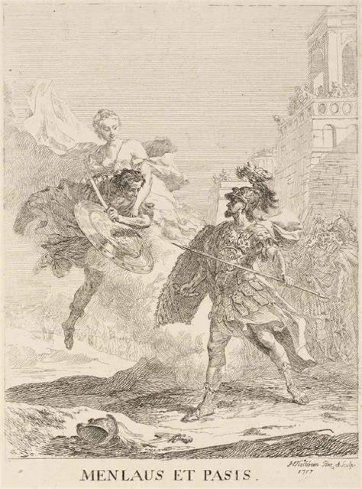 Who killed Paris of Troy?