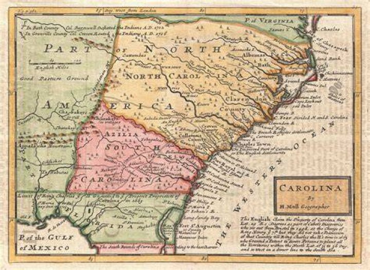 Who lived in North Carolina first?