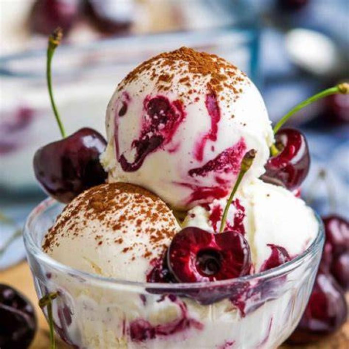 Who makes cherry vanilla ice cream?