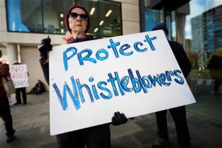 Who may be classed as being a whistleblower?