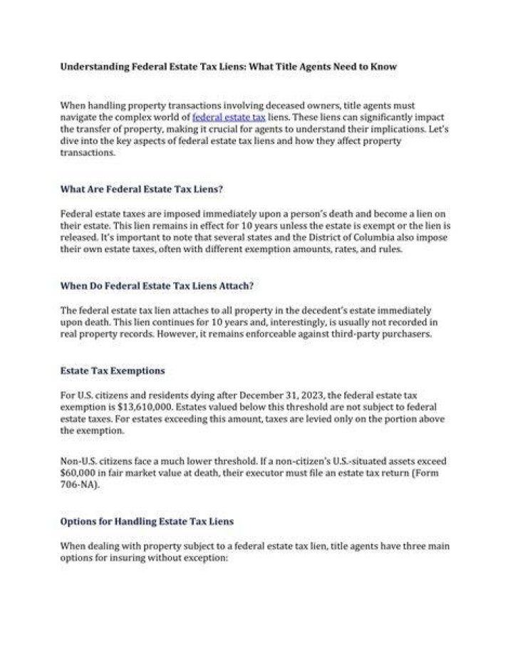 Who must file federal estate tax?