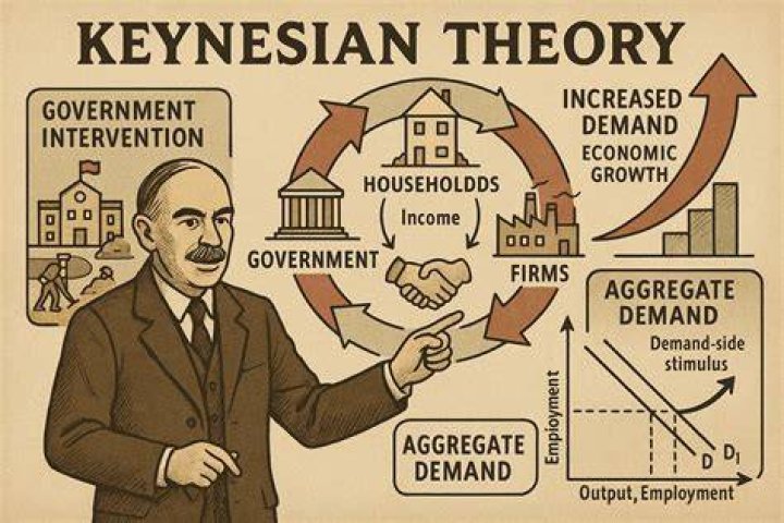 Who opposed Keynesian economics?