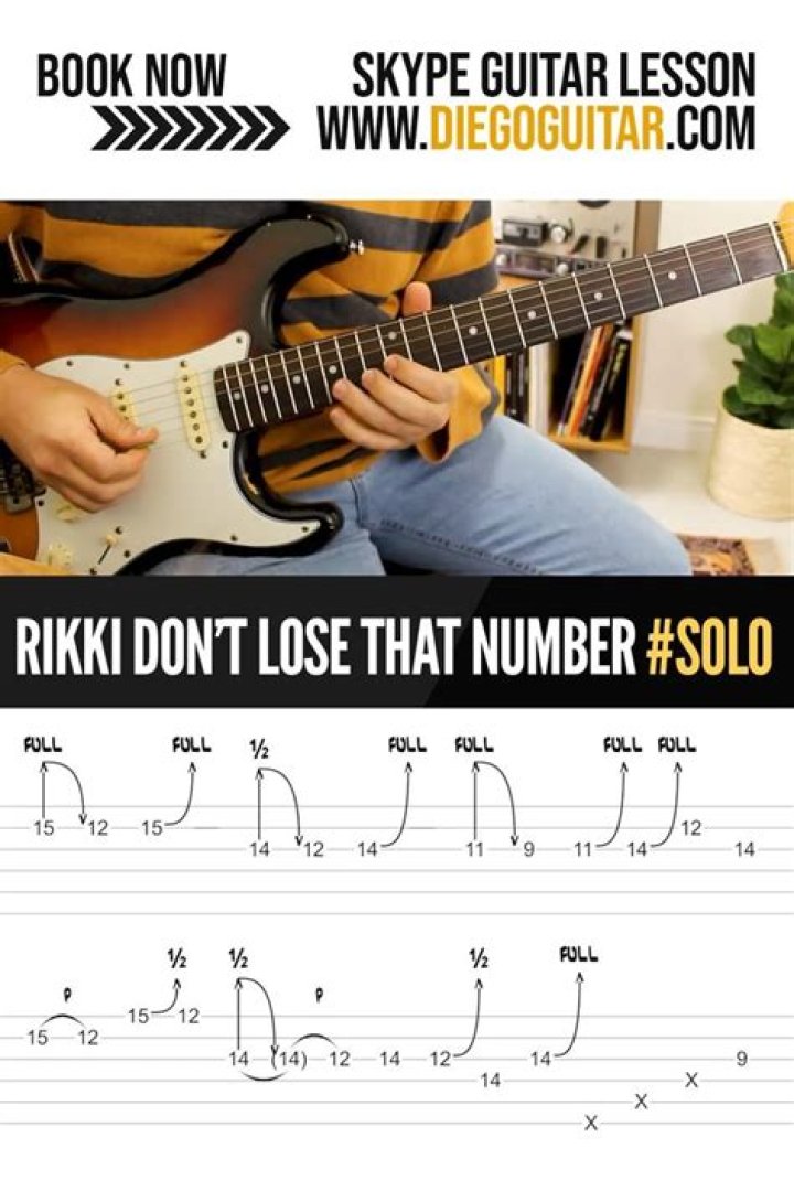 Who played the guitar solo on Rikki don't lose that number?