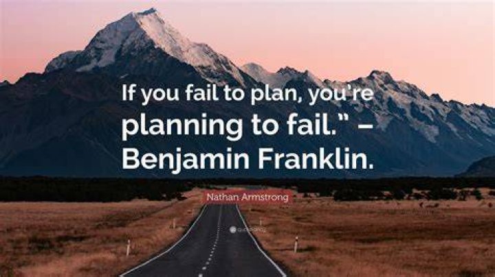 Who said if you fail to plan you are planning to fail?
