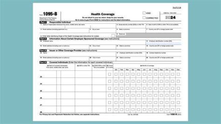 Who sends the 1095B form?
