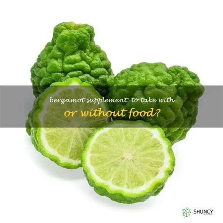 Who should not take bergamot?