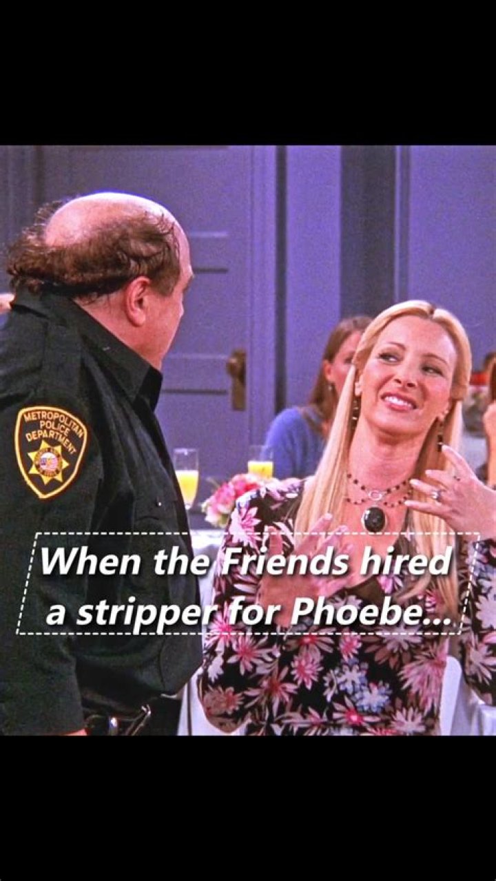 Who was the female stripper on Friends?