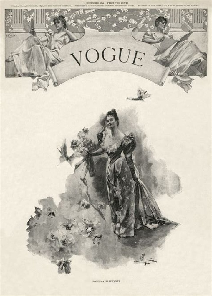 Who was the first woman on the cover of Vogue?