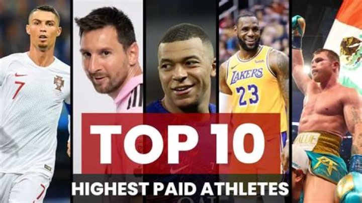 Who was the highest paid athlete in 2010?