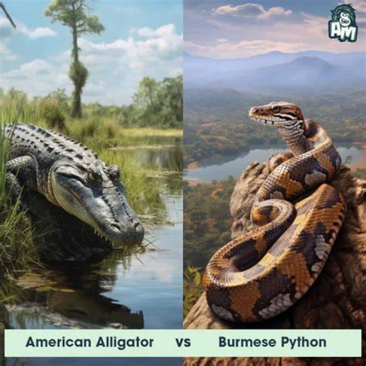 Who wins alligator or python?