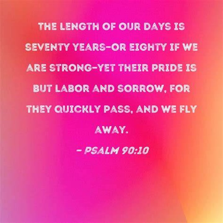 Who wrote Psalm 90 10?