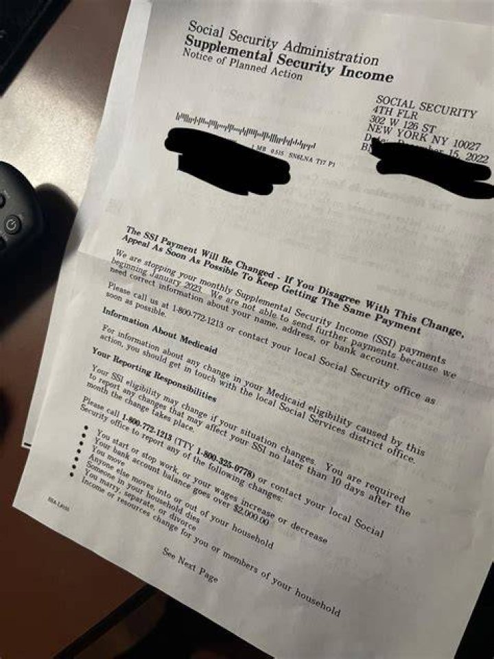 Why am I getting a letter from the Social Security Administration?