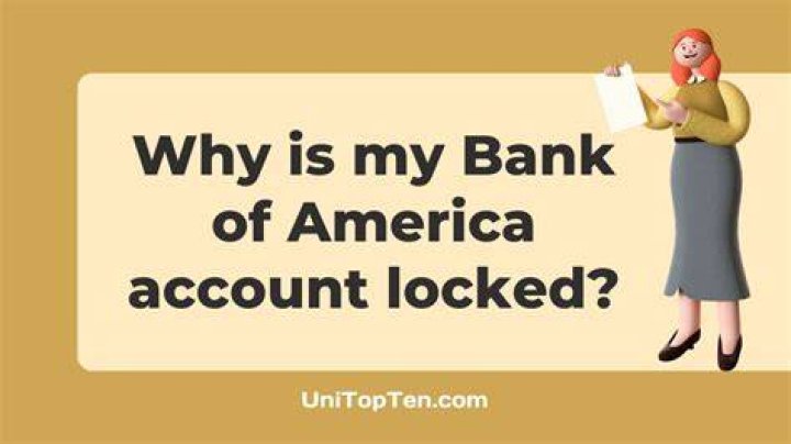 Why am I locked out of my bank account?