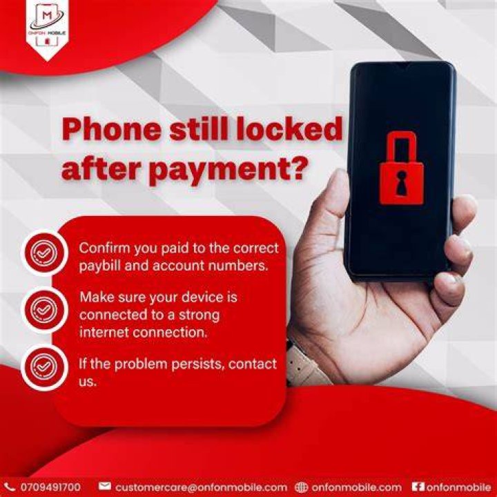 Why am I still locked out of get my payment?