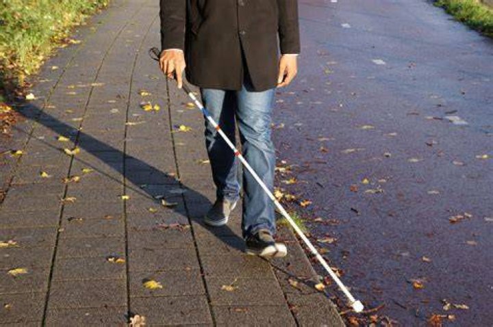 Why are blind canes white?