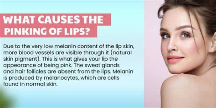 Why are my lips turning pink?