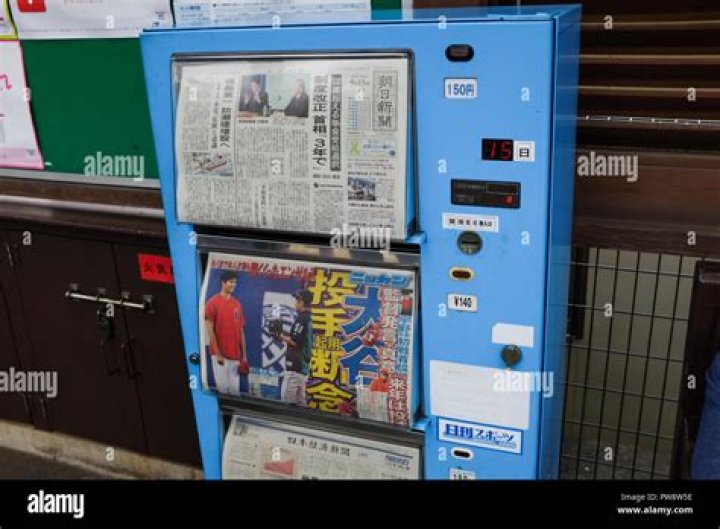 Why are newspapers sold in vending machines?