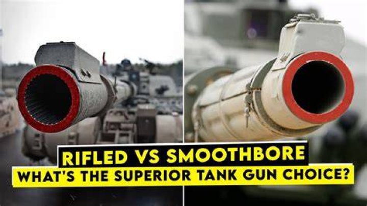Why are tank guns smooth bore?
