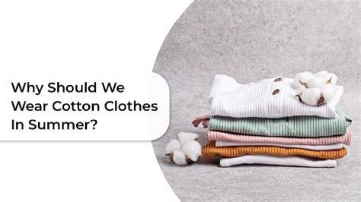 Why can I only wear cotton?