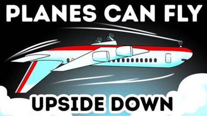 Why can planes fly upside down?