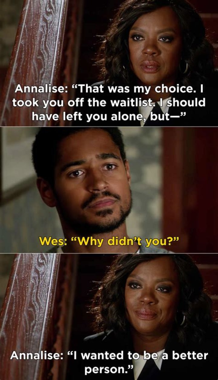 Why did Annalise choose Wes?
