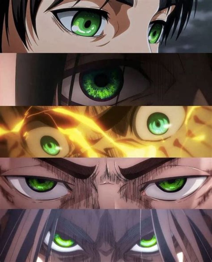 Why did Eren's eyes turn green?