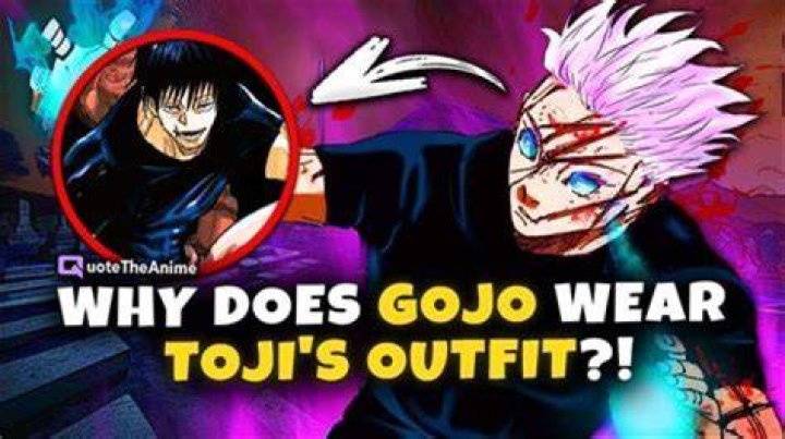 Why did Gojo stop wearing glasses?