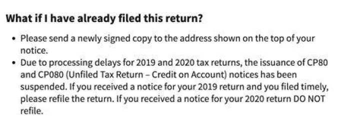Why did I get a CP80 notice from the IRS?