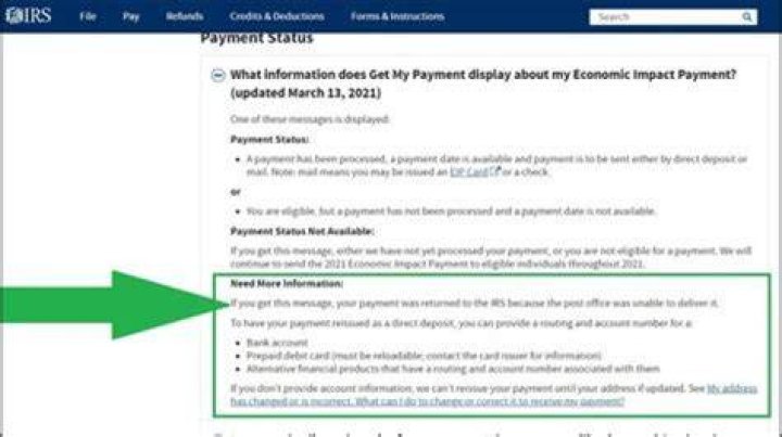 Why did I not get stimulus money for my daughter?