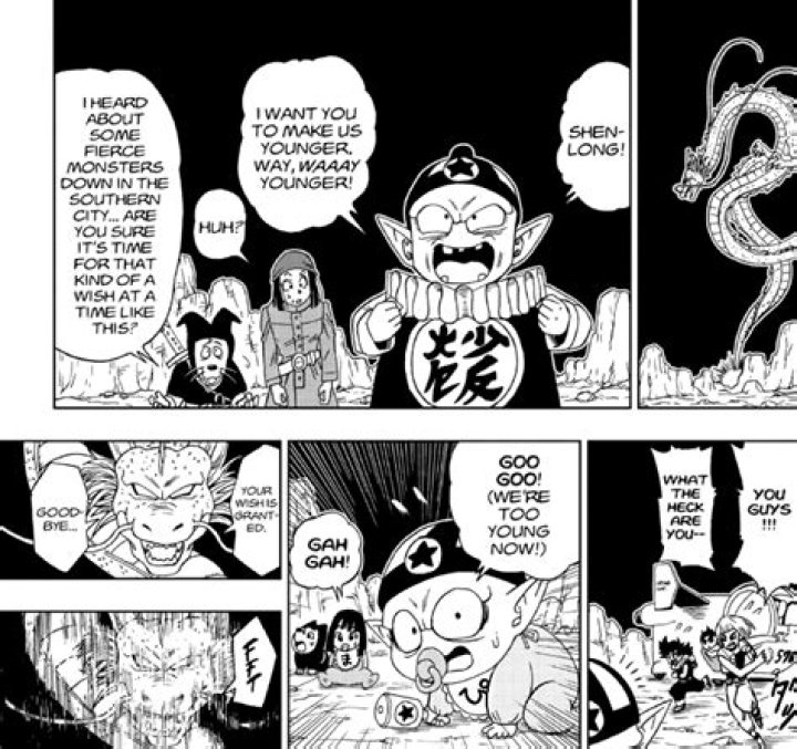 Why did Pilaf turn into a child?