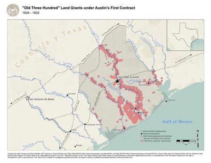 Why did Stephen F Austin receive 100000 acres of land from the Mexican government?