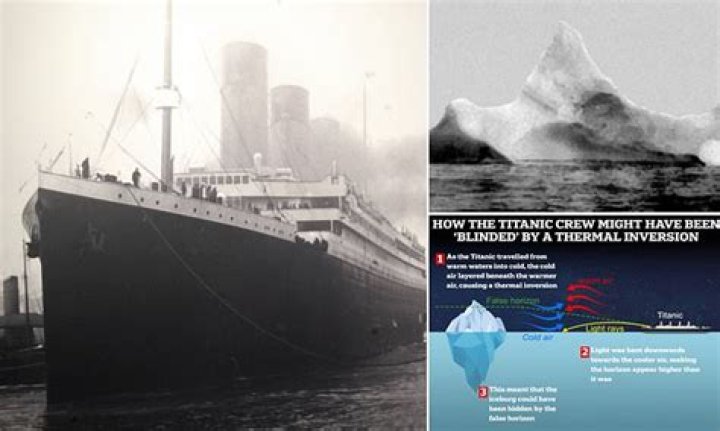 Why didn't they see the iceberg in Titanic?
