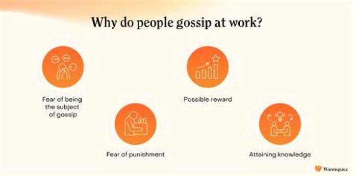 Why do coworkers gossip about me?