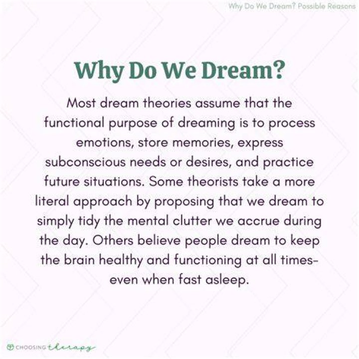 Why do dreams end at the best part?