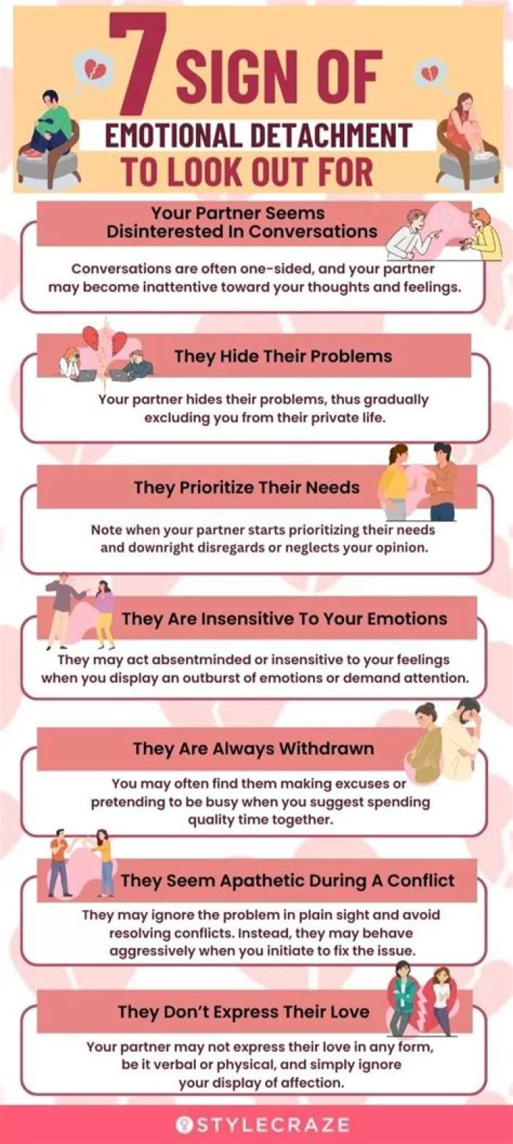 Why do I feel emotionally detached from my boyfriend?
